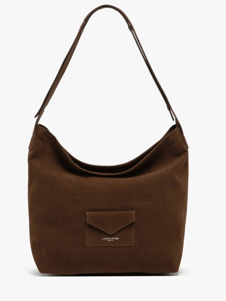Sac Porté épaule Lancaster Marron suedine kba 62