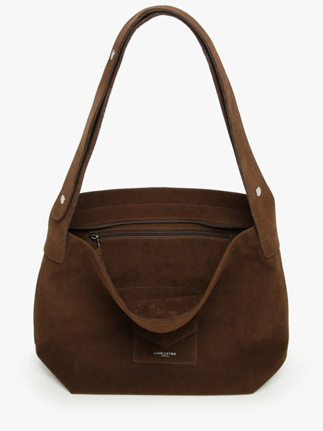 Sac Porté épaule Lancaster Marron suedine kba 62 vue secondaire 2