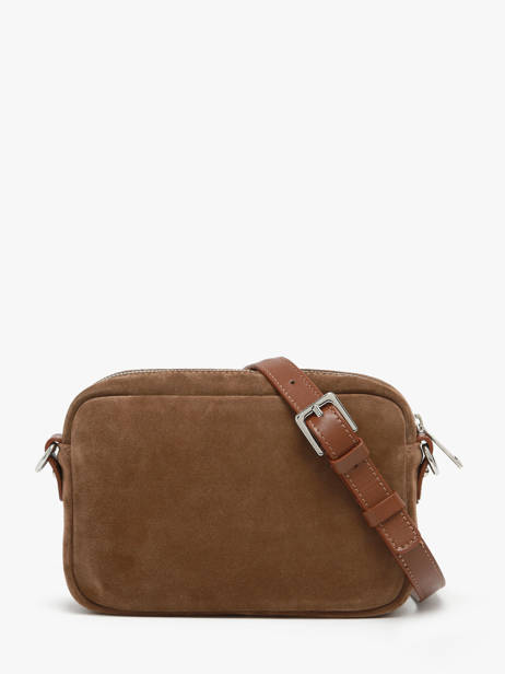 Sac Bandoulière Suede Cuir Lancaster Marron suede 65 vue secondaire 3