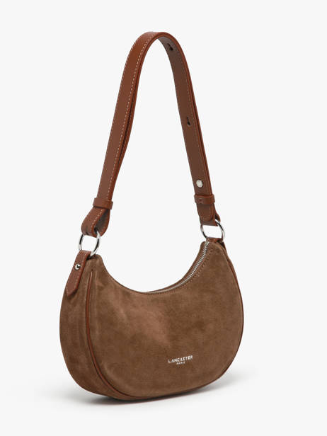 Sac Bandoulière Suede Cuir Lancaster Marron suede 81 vue secondaire 1
