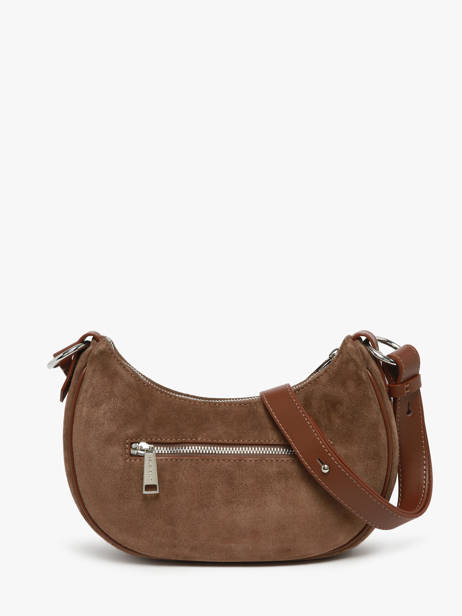 Sac Bandoulière Suede Cuir Lancaster Marron suede 81 vue secondaire 3