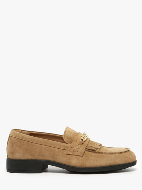 Mocassins En Cuir Tommy hilfiger Beige women 8972RBC