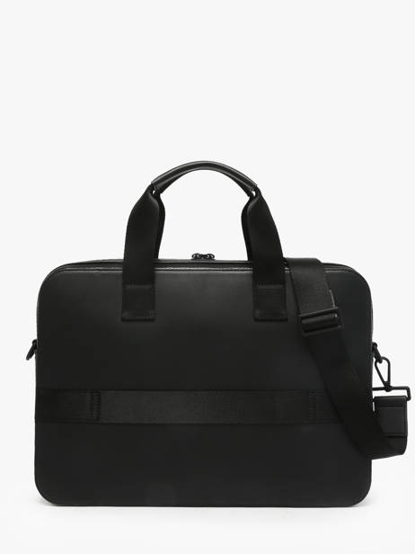 Porte Documents (main) Tommy hilfiger Noir monogram AM13835 vue secondaire 3