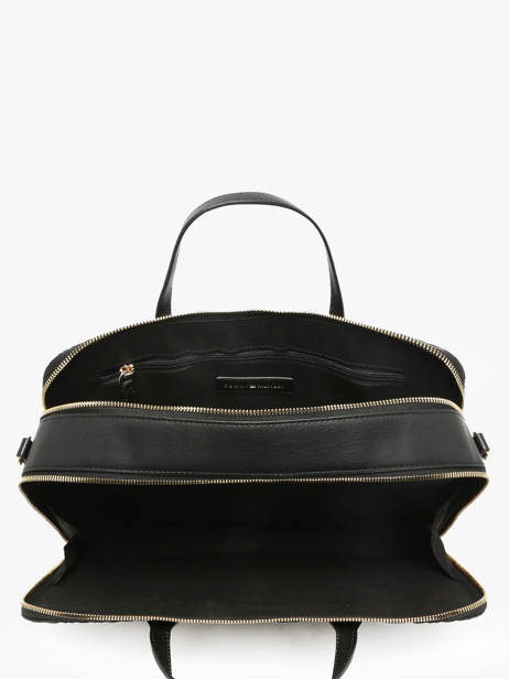 Porte Documents (main) Tommy hilfiger Noir th icon AW18003 vue secondaire 2