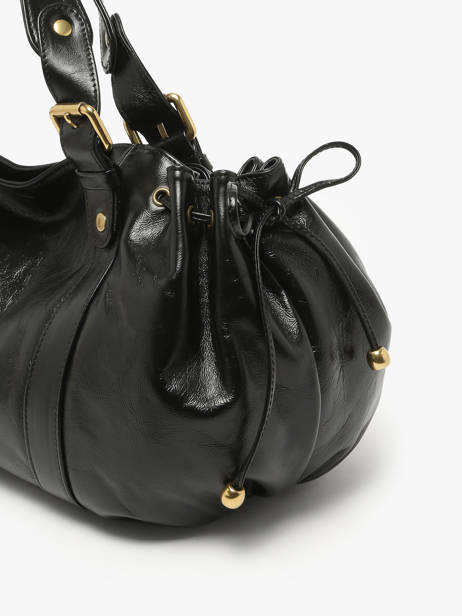 Sac Porté épaule Premium Cuir Gerard darel Noir premium DCS01417 vue secondaire 4
