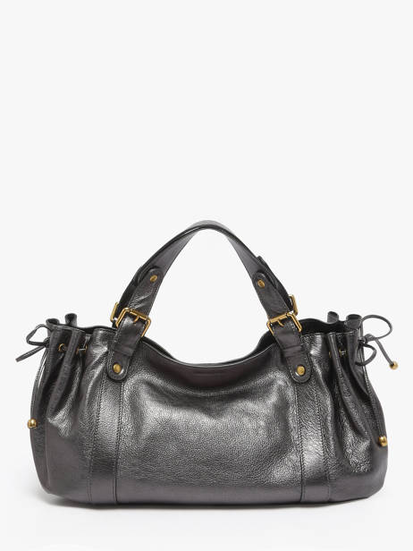 Sac Porté épaule Gun Metal Cuir Gerard darel Gris gun metal DCS01446