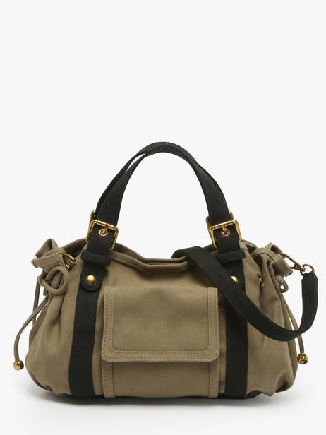 Sac Bandoulière Canvas Coton Gerard darel Vert canvas DCS67450 vue secondaire 3