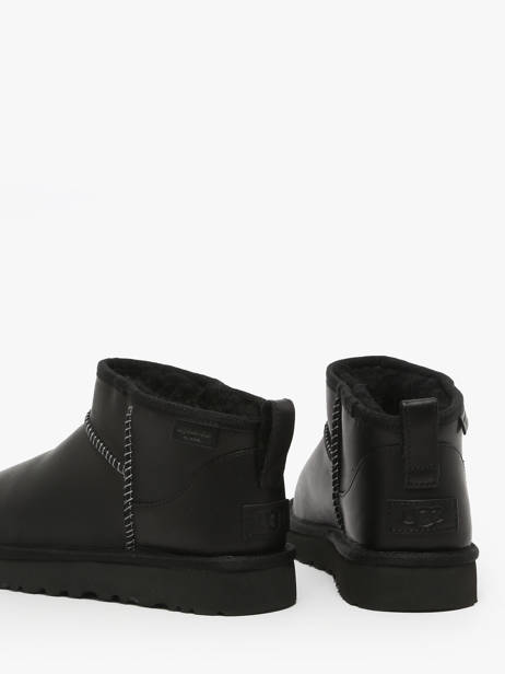 Bottines En Cuir Ugg Noir women 1163490 vue secondaire 2