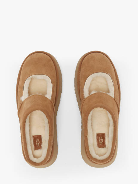 Chaussures Derbies En Cuir Ugg Marron women 1167612 vue secondaire 3