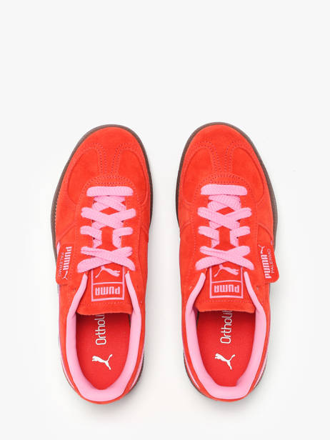 Sneakers En Cuir Puma Rouge women 39646372 vue secondaire 3