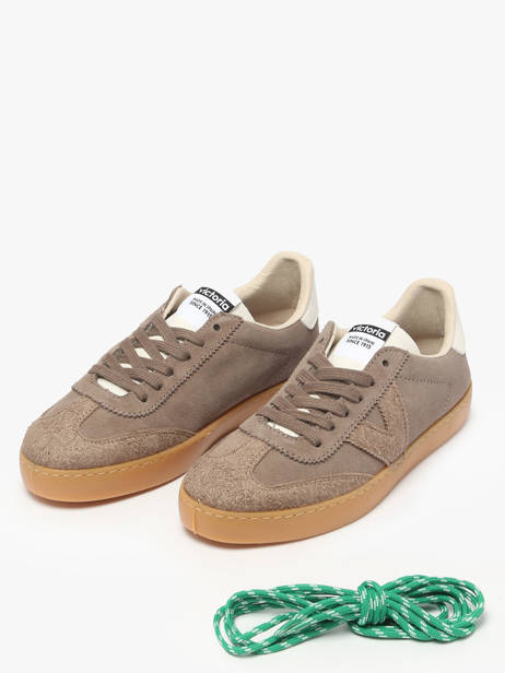 Sneakers Berlin En Cuir Victoria Marron women 1126229 vue secondaire 1