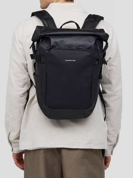 Sac De Voyage Cabine Sac à Dos Backpack Kapten and son Noir backpack S vue secondaire 1