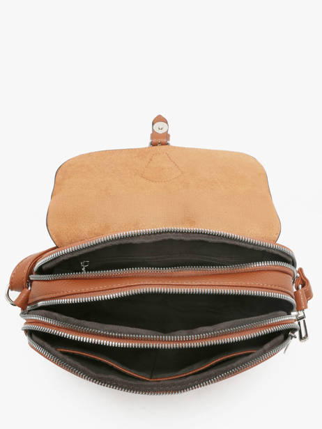 Sac Bandoulière Grained Miniprix Marron grained F3601 vue secondaire 1