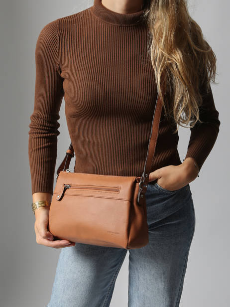 Crossbody Bag Confort Leather Hexagona Brown confort 466744 other view 1
