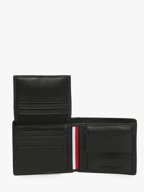 Wallet Leather Tommy hilfiger Black corporate AM13741 other view 2