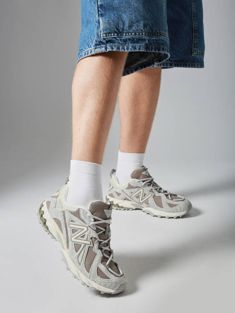 Sneakers 610 En Cuir New balance Gris boy ML610TE vue secondaire 1