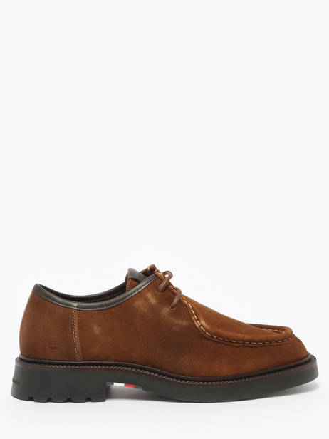 Derby Shoes In Leather Tommy hilfiger Brown men 5589GVQ