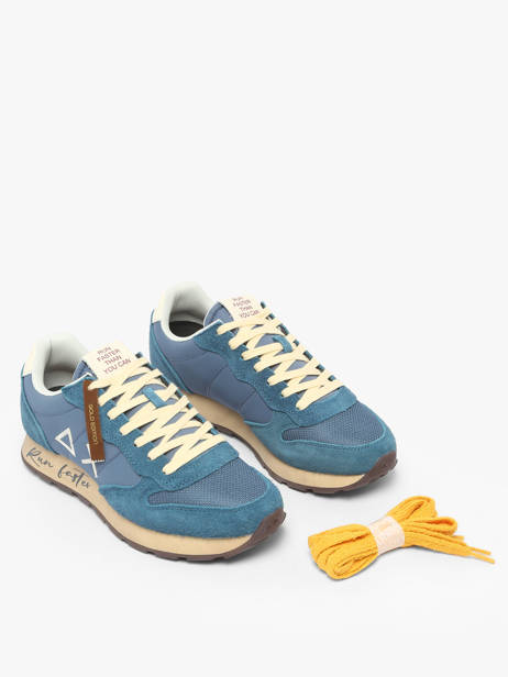 Boots In Leather Sun68 Blue men Z4510580 other view 1