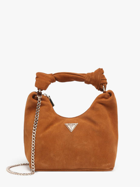 Handbag Isotta Suede Guess Brown isotta SG966001