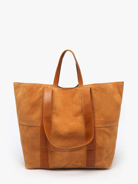 Sac Porté épaule Jasmin Cuir Pieces Marron jasmin 17160092 vue secondaire 4