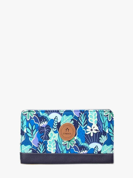 Large Wallet Manaus Cabaia Blue anniversaire 10ans - WALL-10A
