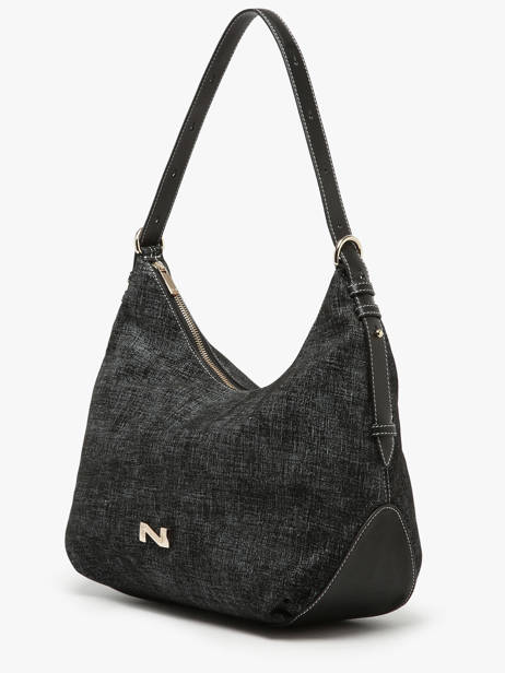 Shoulder Bag Carrie Tweed Nathan baume Black vogue TW other view 2