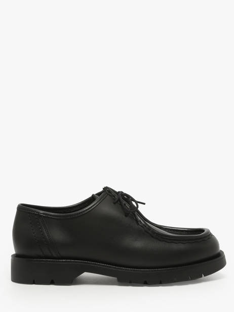 Derby Shoes In Leather Kleman Black men PADROR