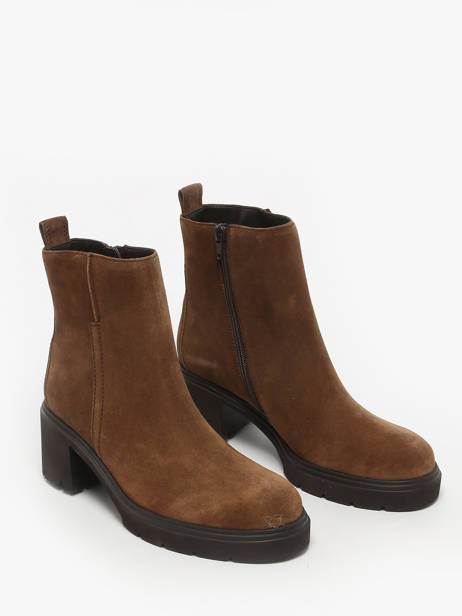 Bottines à Talon En Cuir Gabor Marron women 14 vue secondaire 1