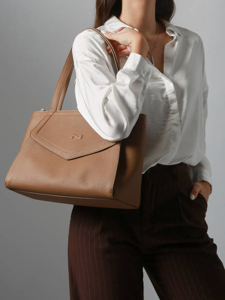 Leather Madeleine Shoulder Bag Nathan baume Brown candy 8 other view 1