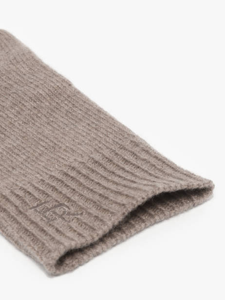 Gloves Cashmere Vercors Etrier Brown vercors EVER428U other view 2