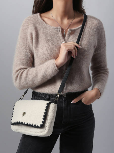 Shoulder Bag Winter Le voyage en panier Beige winter AHP288 other view 1