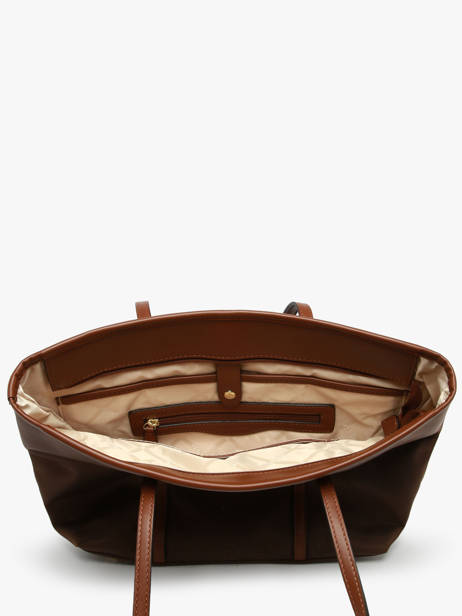 Sac Porté épaule Jamie Nylon Ted lapidus Marron jamie DU43501 vue secondaire 3