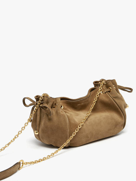 Crossbody Bag Premium Leather Gerard darel Brown premium DCS07400 other view 2