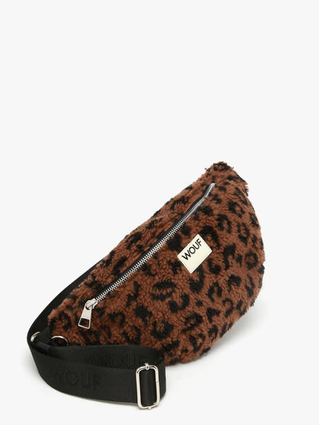 Sac Banane Wouf Marron teddy BW250030 vue secondaire 2