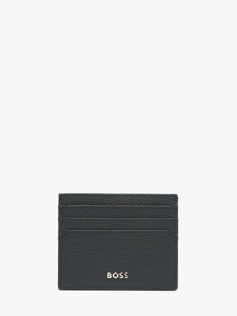 Card Holder Leather Hugo boss Blue grained HLC416N