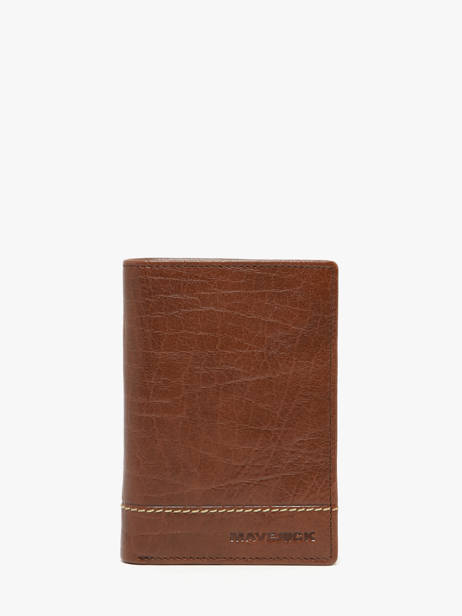 Checkholder Leather Maverick Brown rough gear MAVRG033