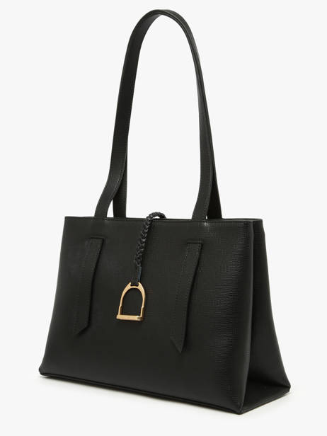 Sac Porté épaule Torsade Cuir Etrier Noir torsade ETOS173L vue secondaire 1