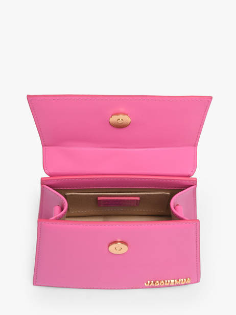 Preloved Leather Chiquito Moyen Crossbody Bag Jacquemus Pink second life 1560114 other view 5