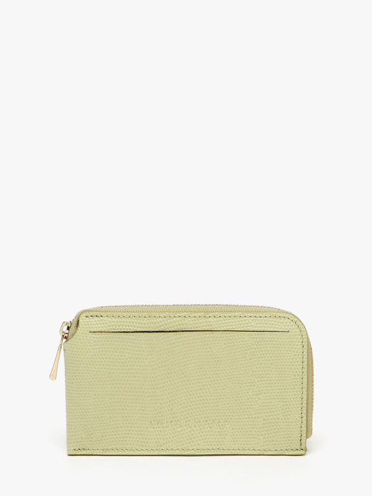 Longchamp Longchamp pocket lézard Bill case / card case Green