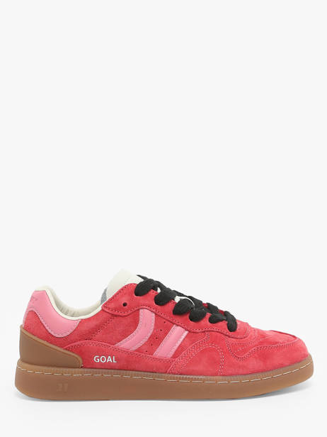 Sneakers Goal En Cuir Coolway Rouge women 7694931 vue secondaire 1