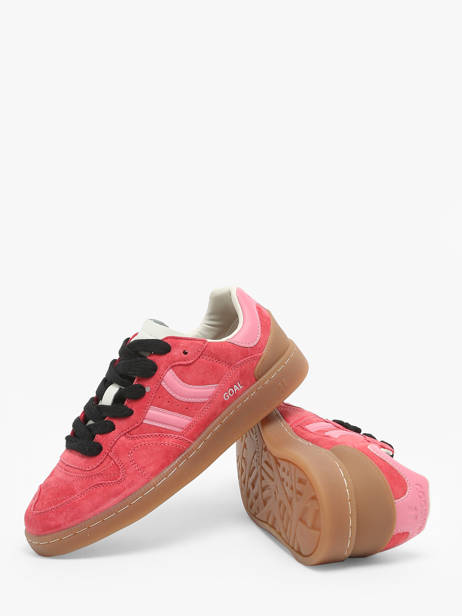 Sneakers Goal En Cuir Coolway Rouge women 7694931 vue secondaire 5