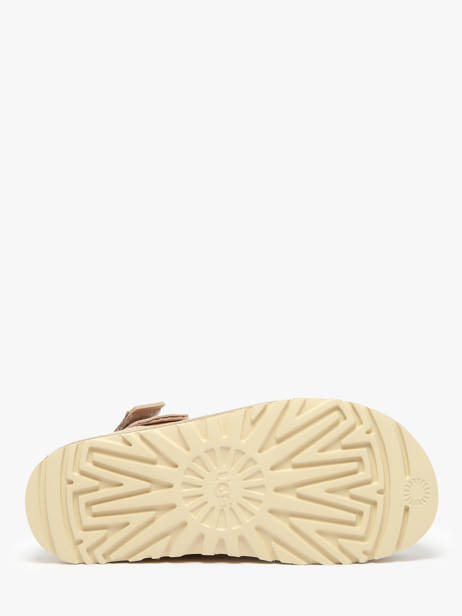 Slippers Goldenstar Clog In Leather Ugg Beige women 1138252 other view 9