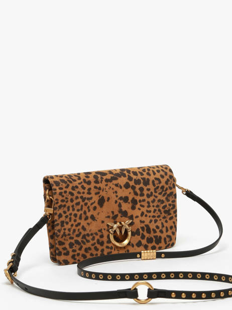 Sac Bandoulière Love Bag Soft Pinko Marron love bag soft 6023A32A vue secondaire 2