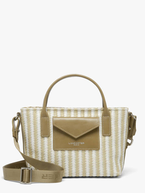 Sac Bandoulière Kba Mariniere Osier Lancaster Beige kba mariniere osier 78