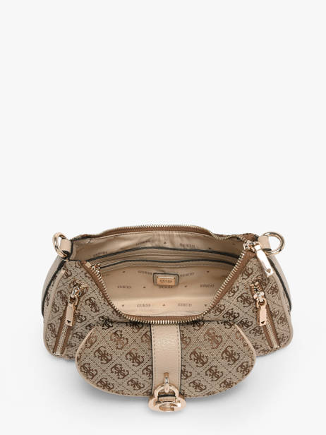 Sac Porté épaule Jessa Polyester Guess Marron jessa JG836218 vue secondaire 3
