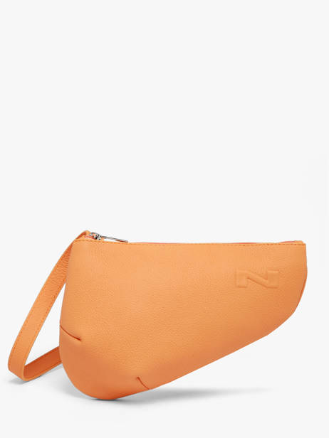 Sac Bandoulière City Perle Cuir Nathan baume Orange n city N1811000