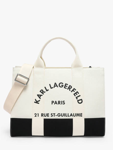 Sac à Main Rsg Coton Karl lagerfeld Blanc rsg A3W50025
