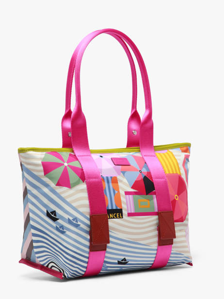 Sac Porté épaule A4 Lancel Plage Lancel Multicolore lancel plage  A14193 vue secondaire 1