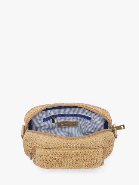 Sac Bandoulière Adette Paille Pieces Beige adette 17161664 vue secondaire 2
