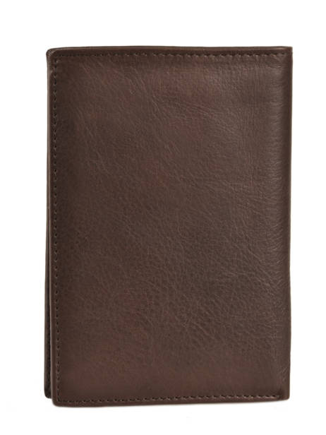 Wallet Leather Le tanneur Brown gary TRA3342 other view 3